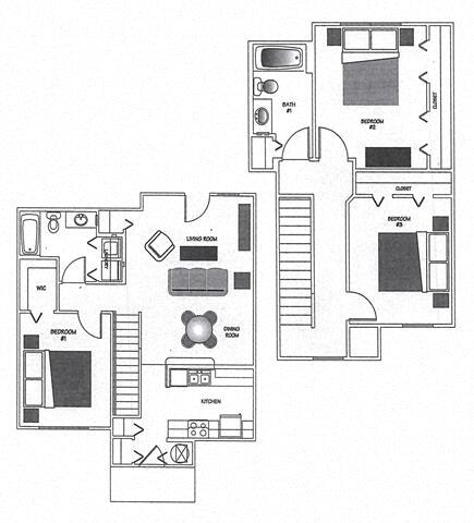 Floorplan - Altair at Lake Tulane Apartments