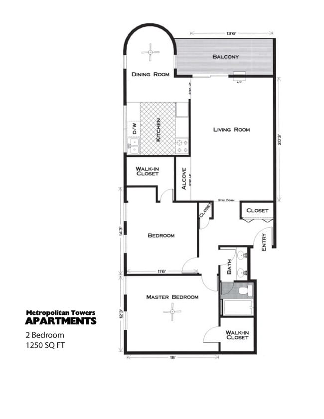 Floorplan - Metropolitan Towers