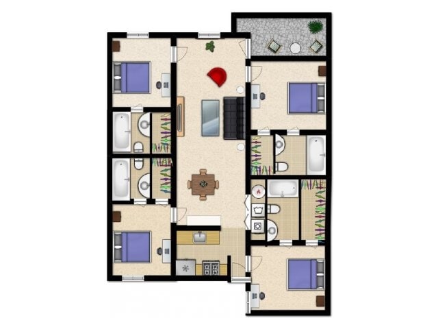 Floorplan - Terra Lake Apartments