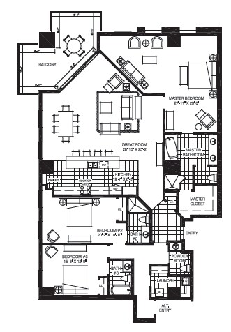 3BR/3.5BA - The Mark