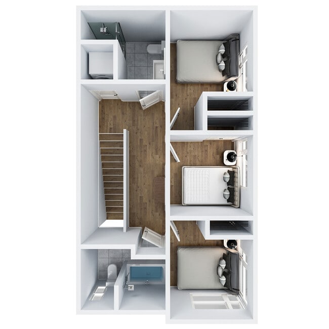 Floorplan - 2511 N Hamilton St
