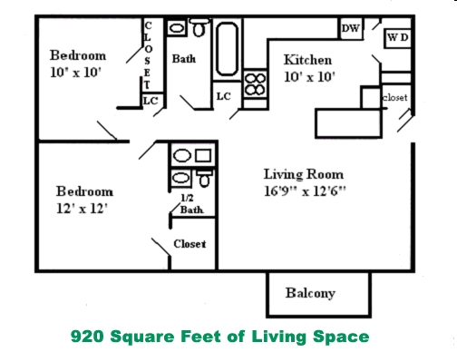 2BR/1.5BA - Cedar Ridge Apartments