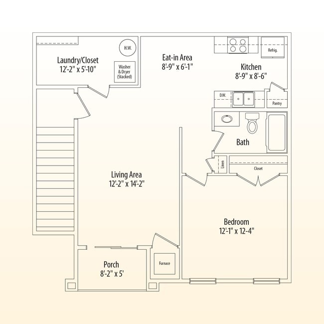 Floorplan - Bent Creek Apartments