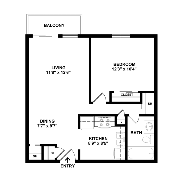 Floorplan - Pinnacle on Pleasant