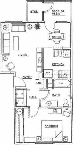 1BR/1BA - Lakewood Village Apartments