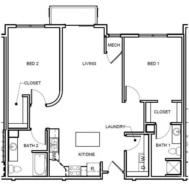 Floorplan - Crossroads at Elm Creek