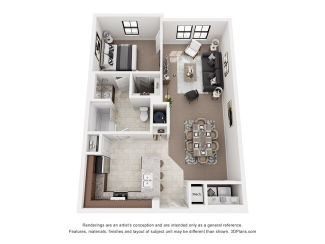Floorplan - Bay Road Apartments