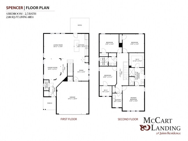 Floorplan - Quinn Residences at McCart Landing