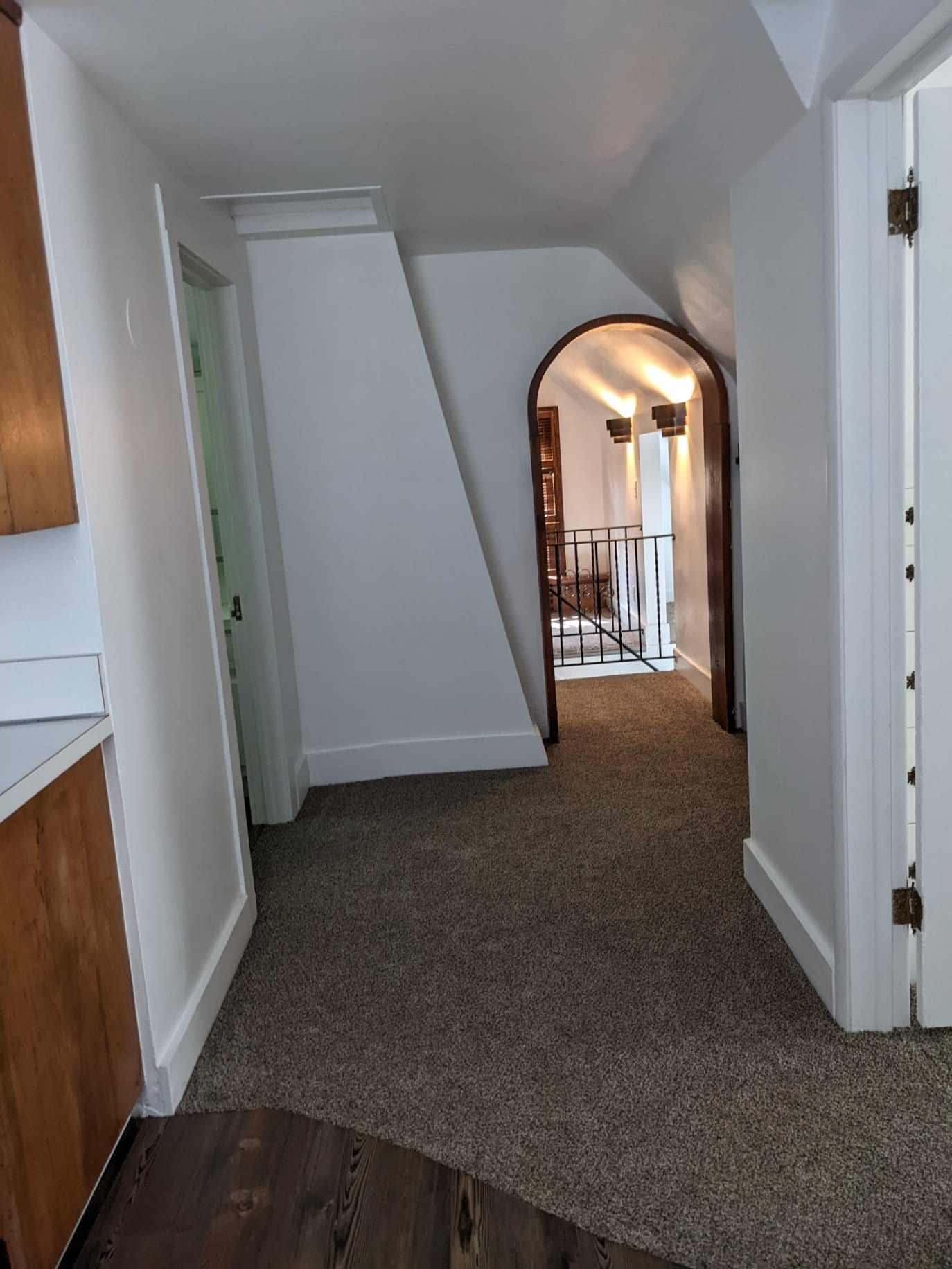 Hallway view looking from the living room - 525 30th St