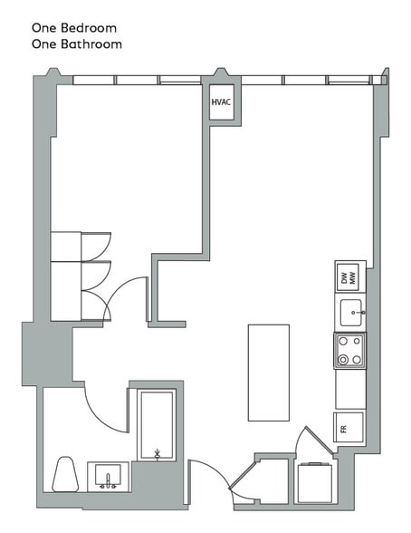 ARO 1 Bed, 1 Bath - 220 Ada