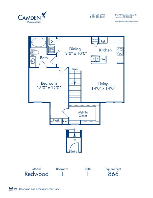 Floorplan - Camden Woodson Park
