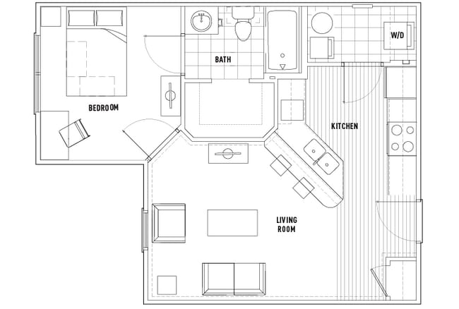 Province-1-Bed-1-Bath-01 - The Province (KY)