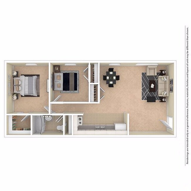 DublinVillage 2BD 1Bath 795sqft - Dublin Village II