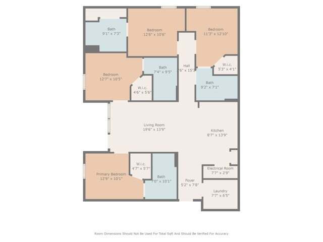 4 Bedroom w Measurements - Independence Place Prince George