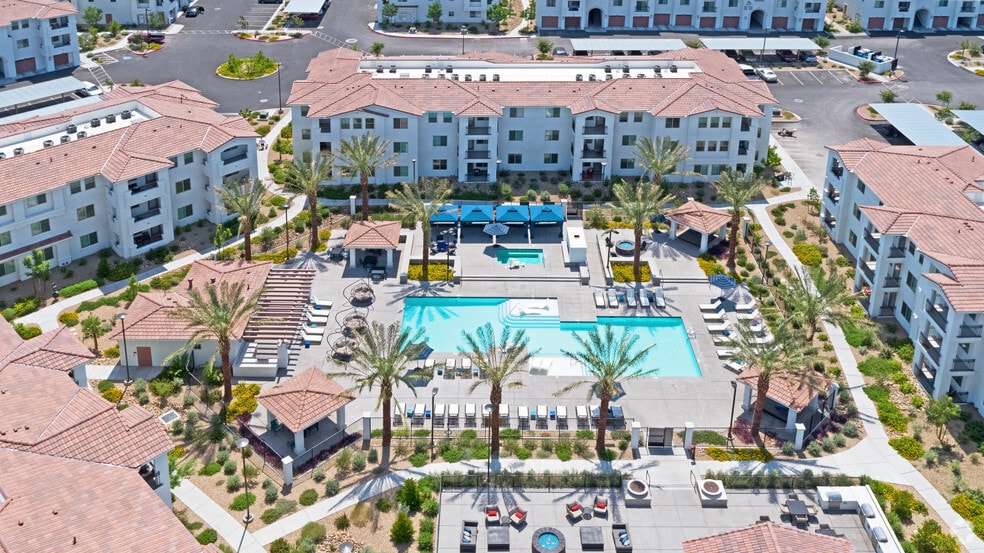 Pool Area - Castile Apartments