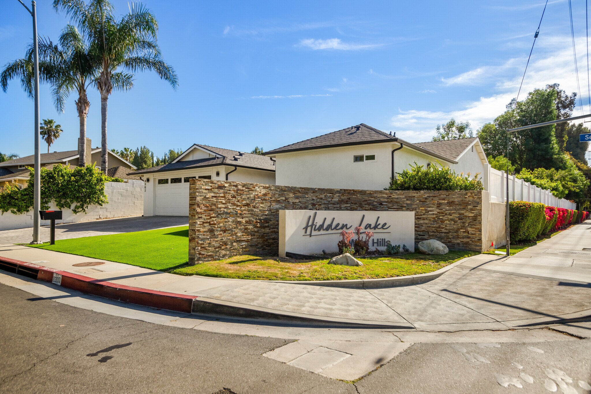 Entry to the community - 8300 Sedan Ave