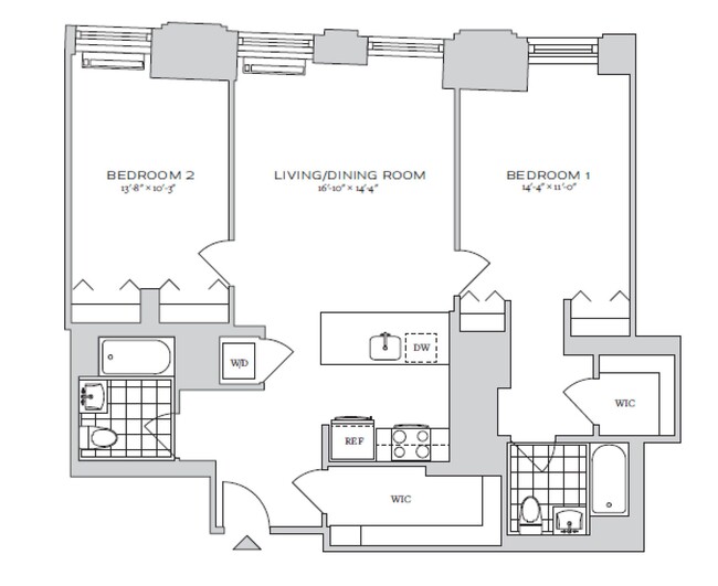 Floorplan - 70 Pine Apartments