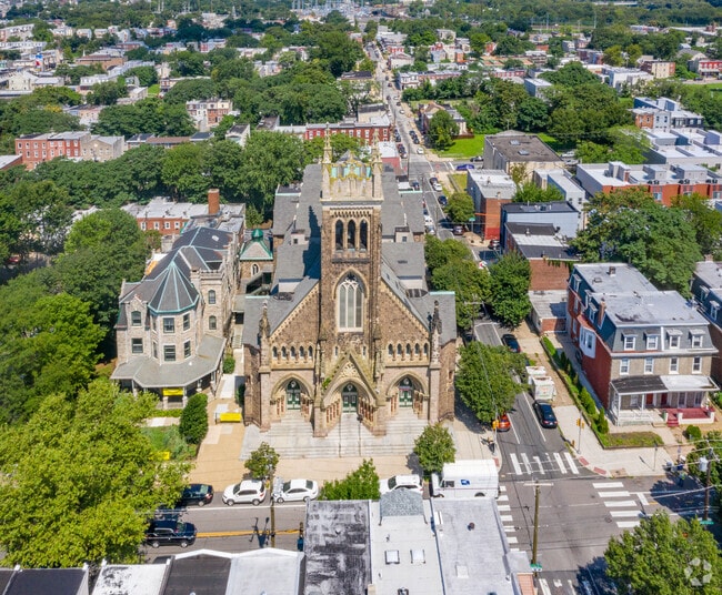 Aerial Photo - Steeple Lofts at University City