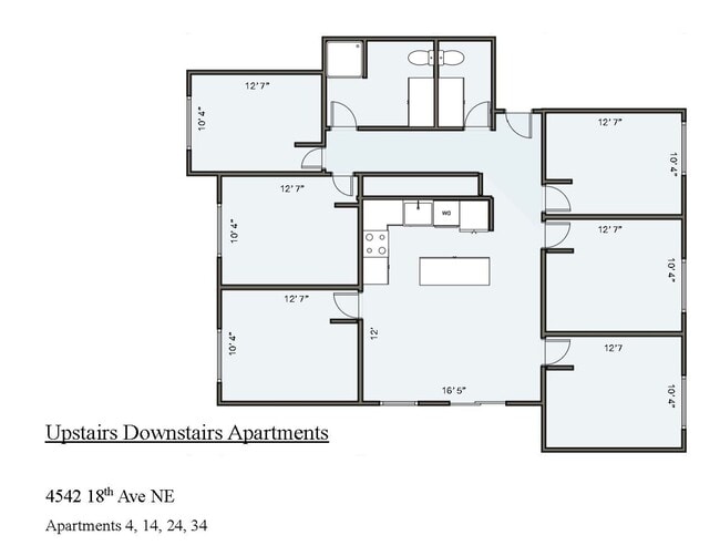 Floorplan - 4538 18th Ave NE