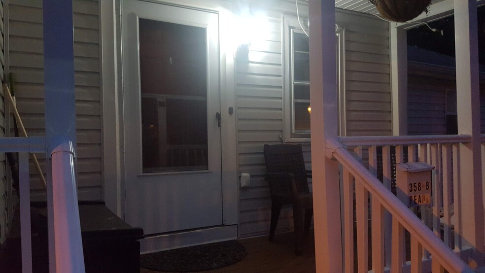 Front door, porch - 358 Pearl Street