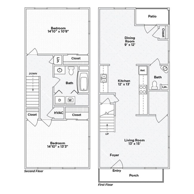 Floorplan - New Village Homes & Whitney Young Townhomes