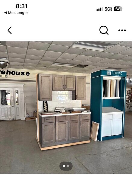 The grey kitchen cabinets are now installed - 24 Woodlawn Ter