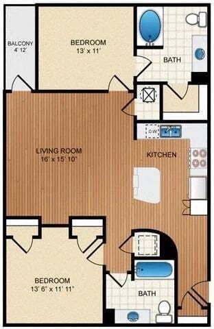 Floorplan - ibex at Uptown