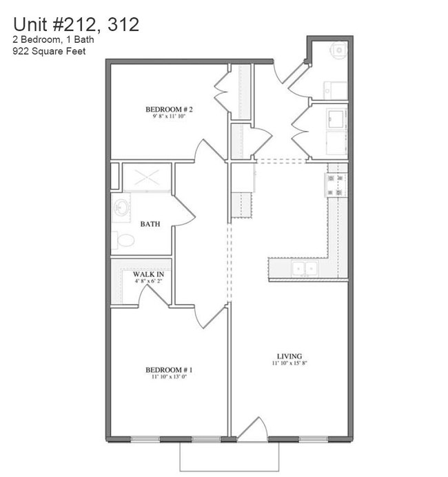Floorplan - Fifth Avenue Flats