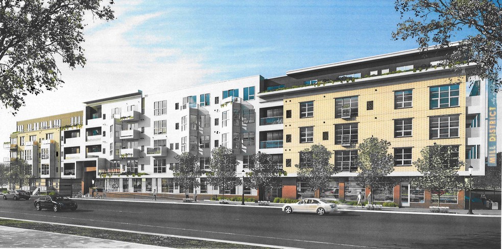 Building Rendering - Mill District City Club Apartments