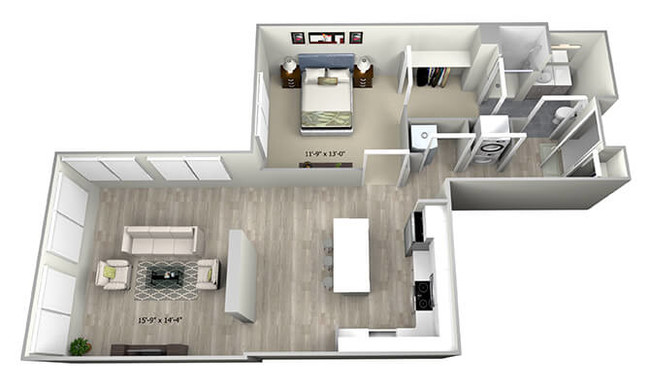 Floorplan - 735 Truman Apartments