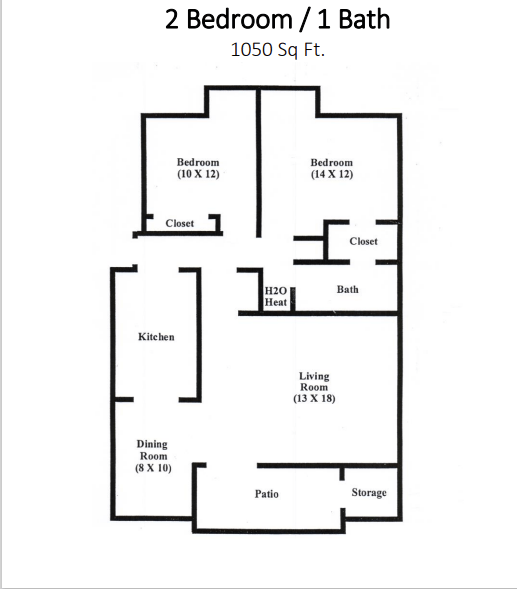 Floorplan - Meadow Ridge Apartments