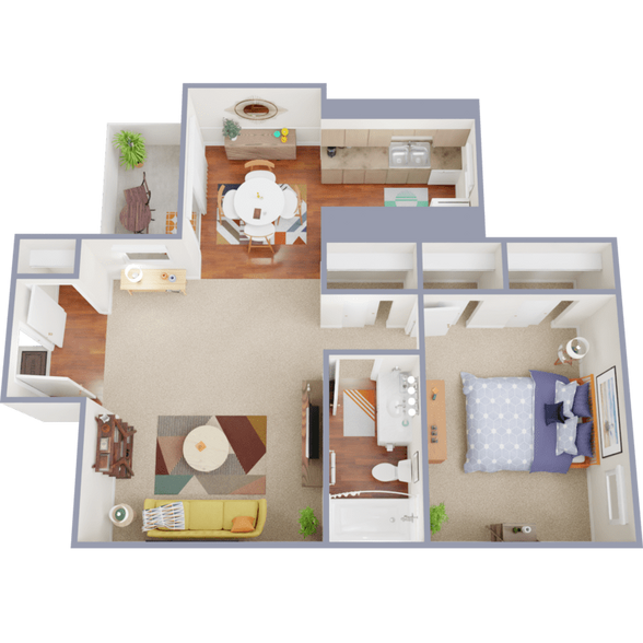 Floorplan - WINDSOR FOREST APARTMENTS