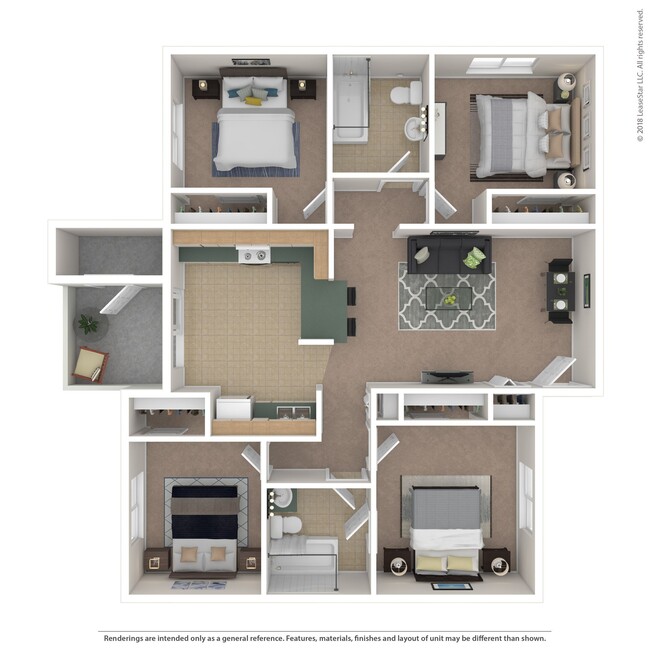 Floorplan - Cornerstone Apartments