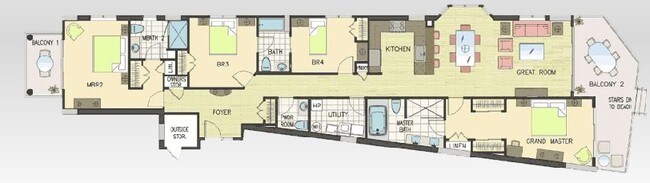 4BR/3.5BA - The Meridian