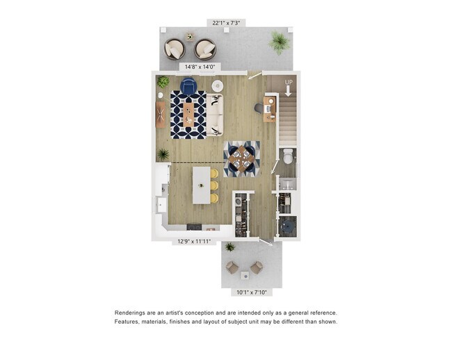 Floorplan - Hamlet Quail Crossing - Homes and Townhomes