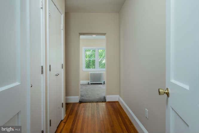 Hall into back bedroom - 406 Delafield Pl NW