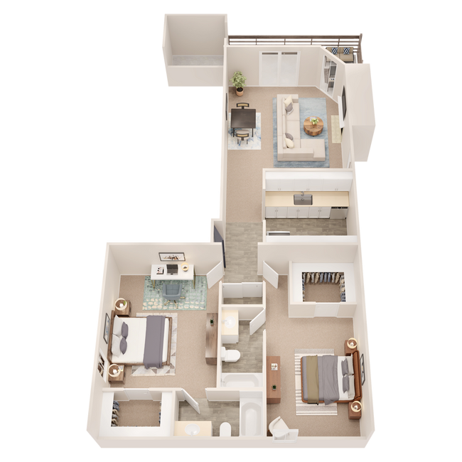 Floorplan - Mylo Apartment Homes