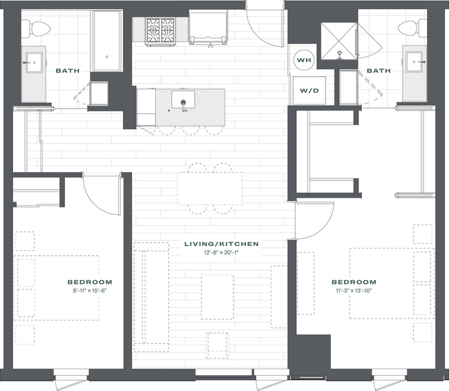 Floorplan - Triangle Square