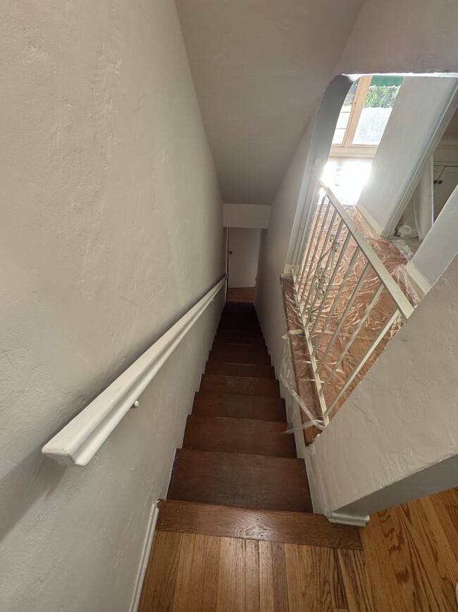 Stairs to downstairs BR and Bath - 921 Tularosa Dr