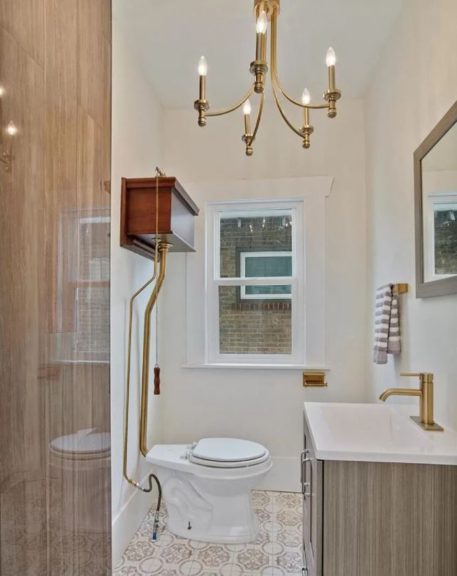 First floor half bathroom - 3504 N Gaylord St