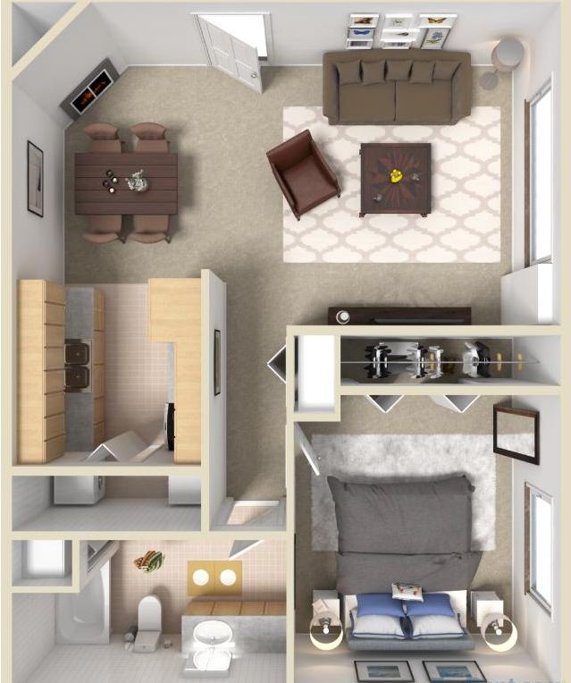 Floorplan - Ashton Lake Apartments