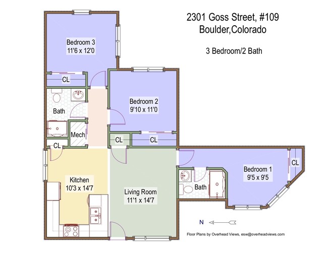 Floorplan - 2301 Goss St