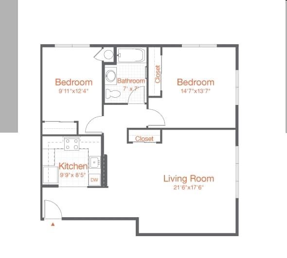 2BR/1BA - 80 Fair Street