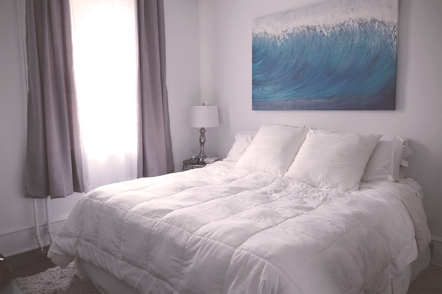 9ft ceilings and large windows - 37A Maple Ave