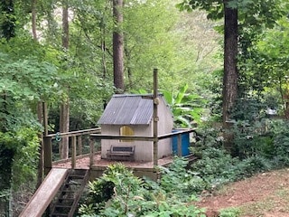 play structure in back yard - 814 Tullahoma Dr