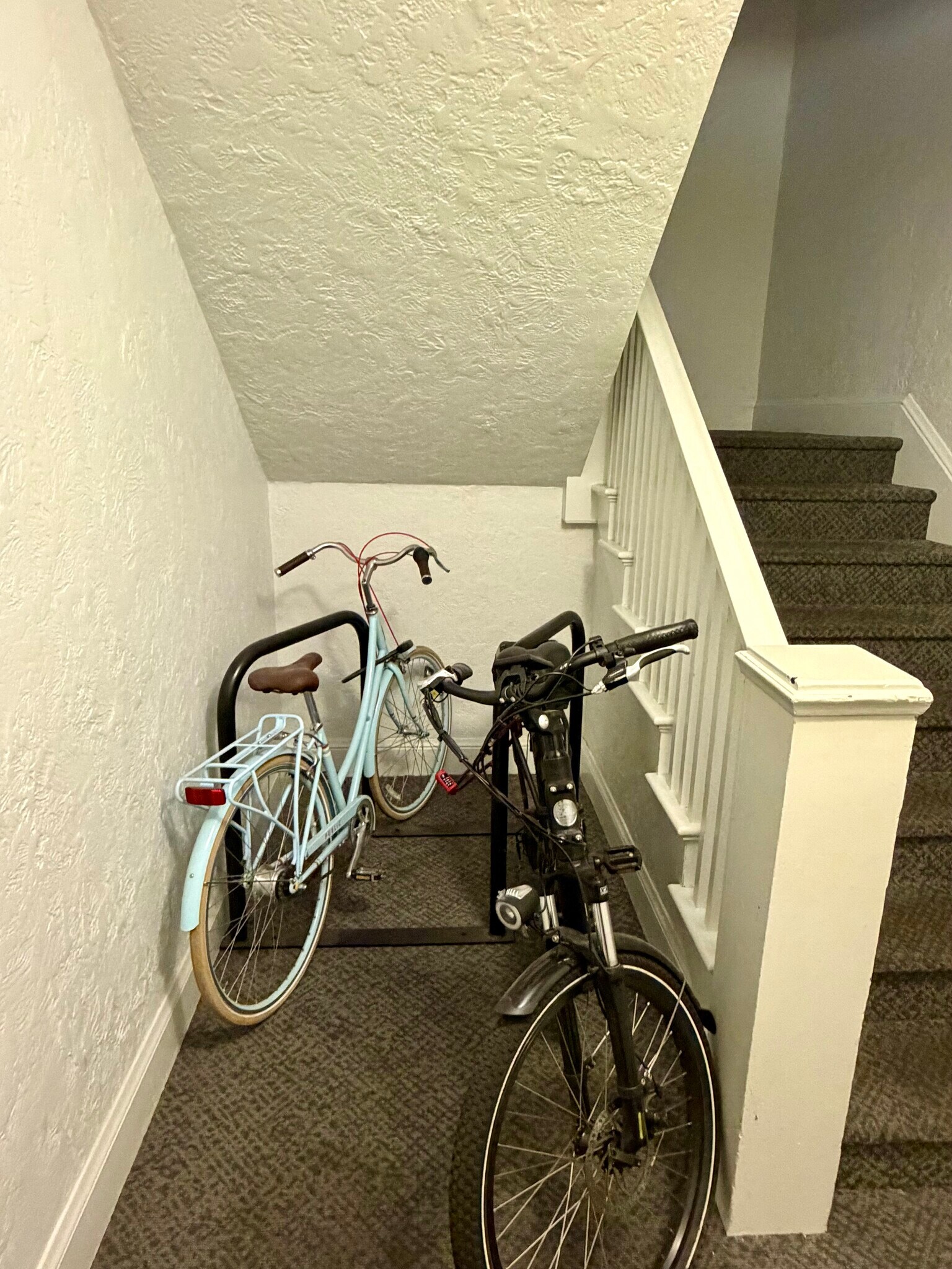 more bike parking located at the base of each staircase - 1509 NE 10th Ave