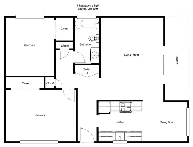 Floorplan - Del Prado II Apartments