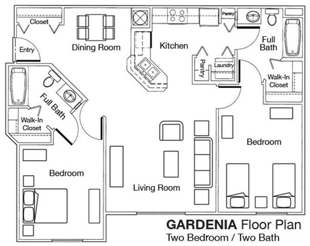 Floorplan - Westwood Apartments