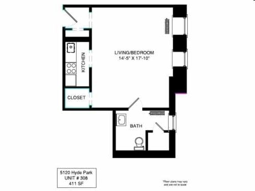 Studio - 5120 S. Hyde Park Boulevard