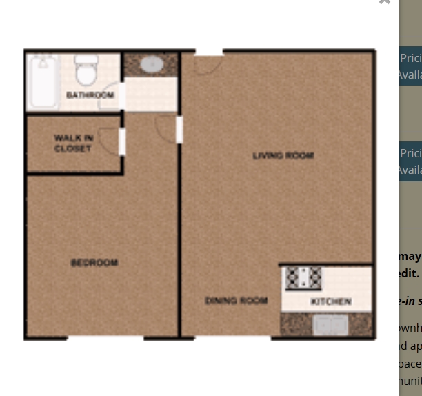 1BR/1BA - Vista Pointe I